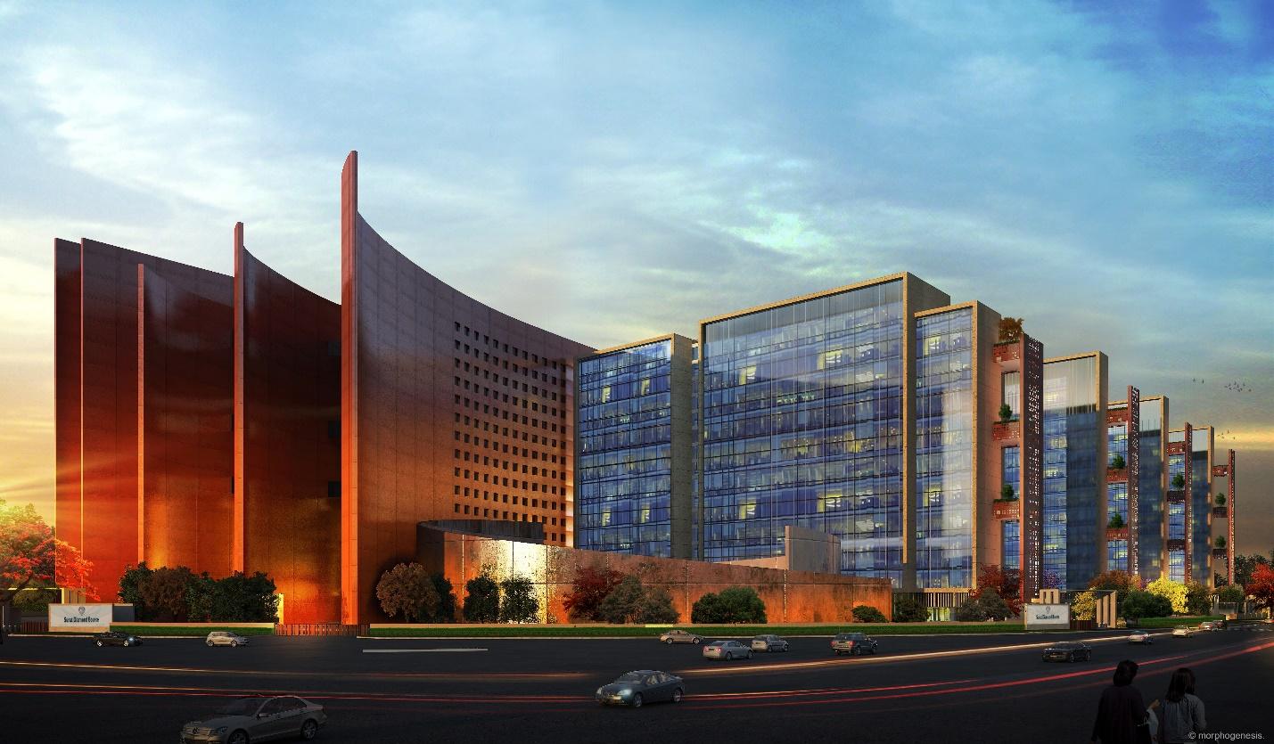 Surat Diamond Bourse: A modern architectural marvel showcasing sustainable design with a focus on urban planning